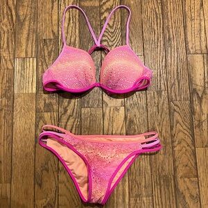 Victoria's Secret Pink and Purple Bikini